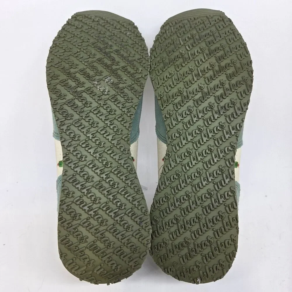 Inkkas Prickly Jogger Multicolor Green Cactus Athletic Shoes Mens 10 -Womens 12